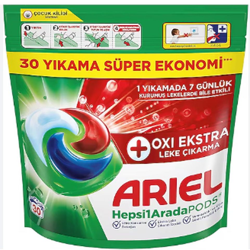 ARİEL OXİ PODS KAPSÜL DETERJAN 30'LU